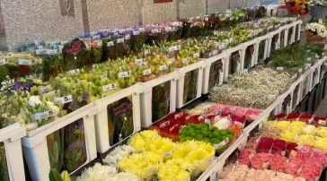 Цветочный супермаркет Цветочный ряд на Новоясеневском проспекте фото 3 на сайте vYasenevo.ru